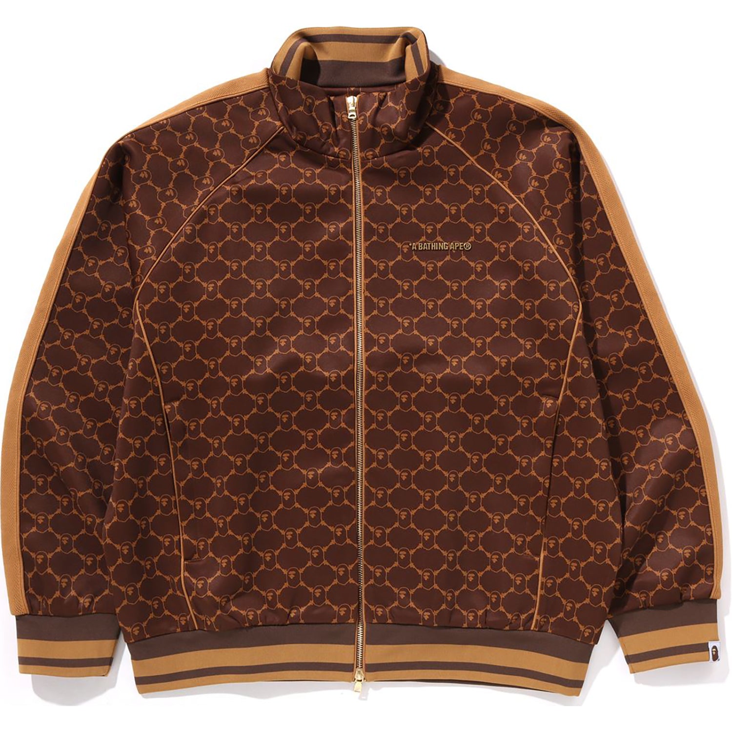 COLLEGE MONOGRAM LOGO RELAXED FIT TRACK JACKET MENS - Image 4