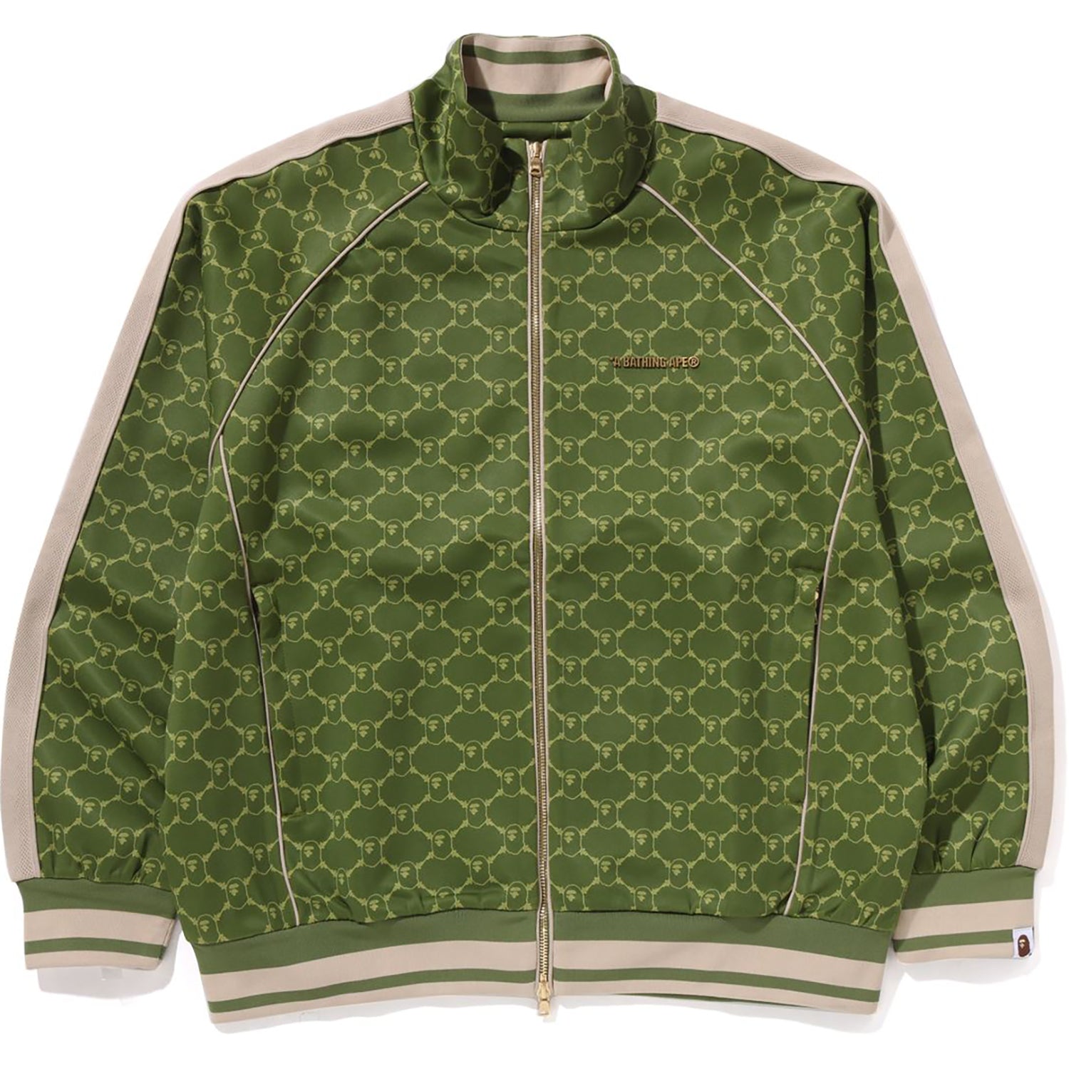 COLLEGE MONOGRAM LOGO RELAXED FIT TRACK JACKET MENS - Image 9