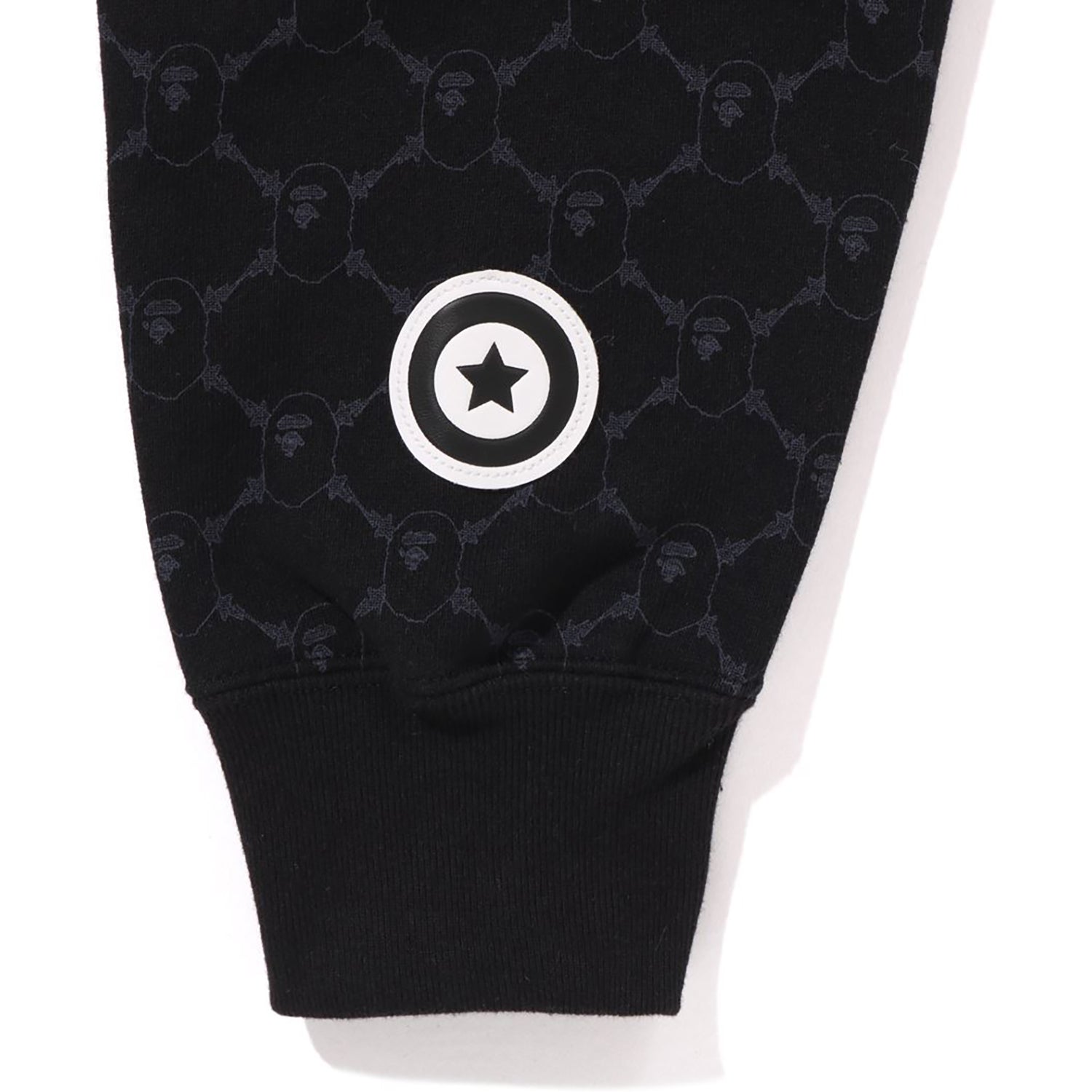 COLLEGE MONOGRAM RELAXED FIT SHARK FULL ZIP HOODIE MENS - Image 10