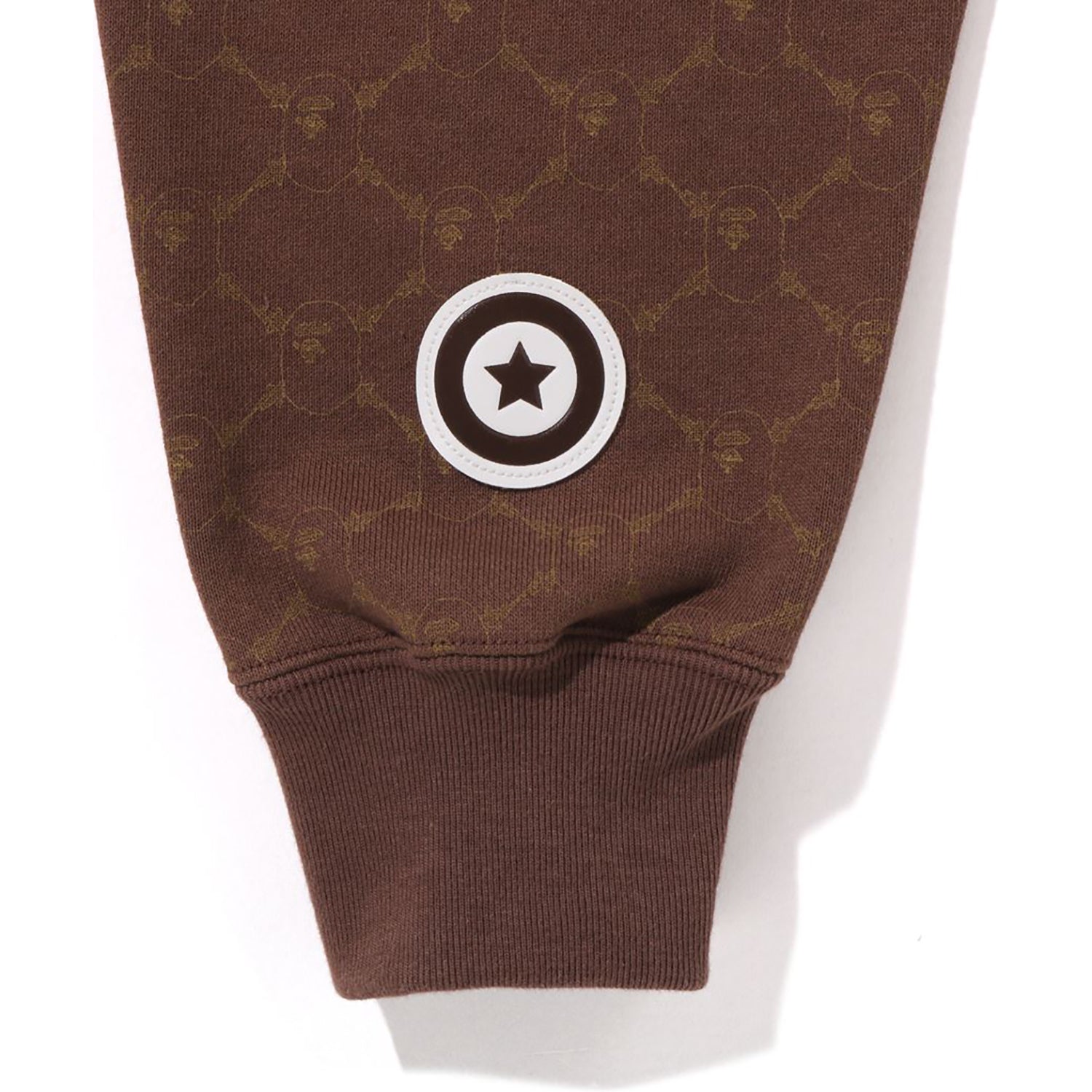 COLLEGE MONOGRAM RELAXED FIT SHARK FULL ZIP HOODIE MENS - Image 15