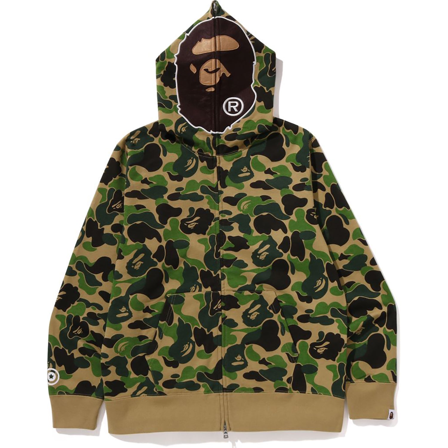 ABC CAMO 2ND APE FULL ZIP HOODIE MENS - Image 5