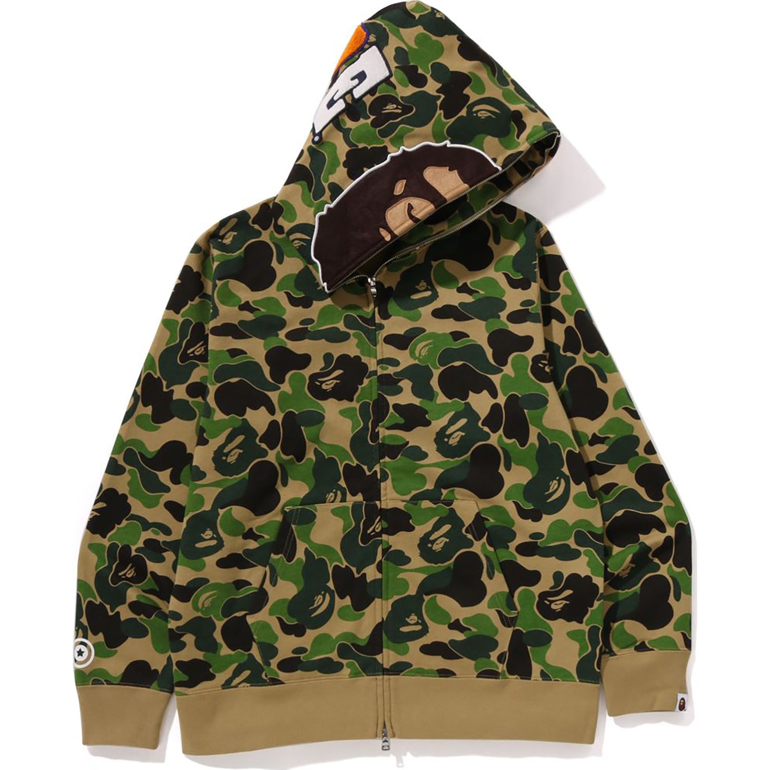 ABC CAMO 2ND APE FULL ZIP HOODIE MENS - Image 6