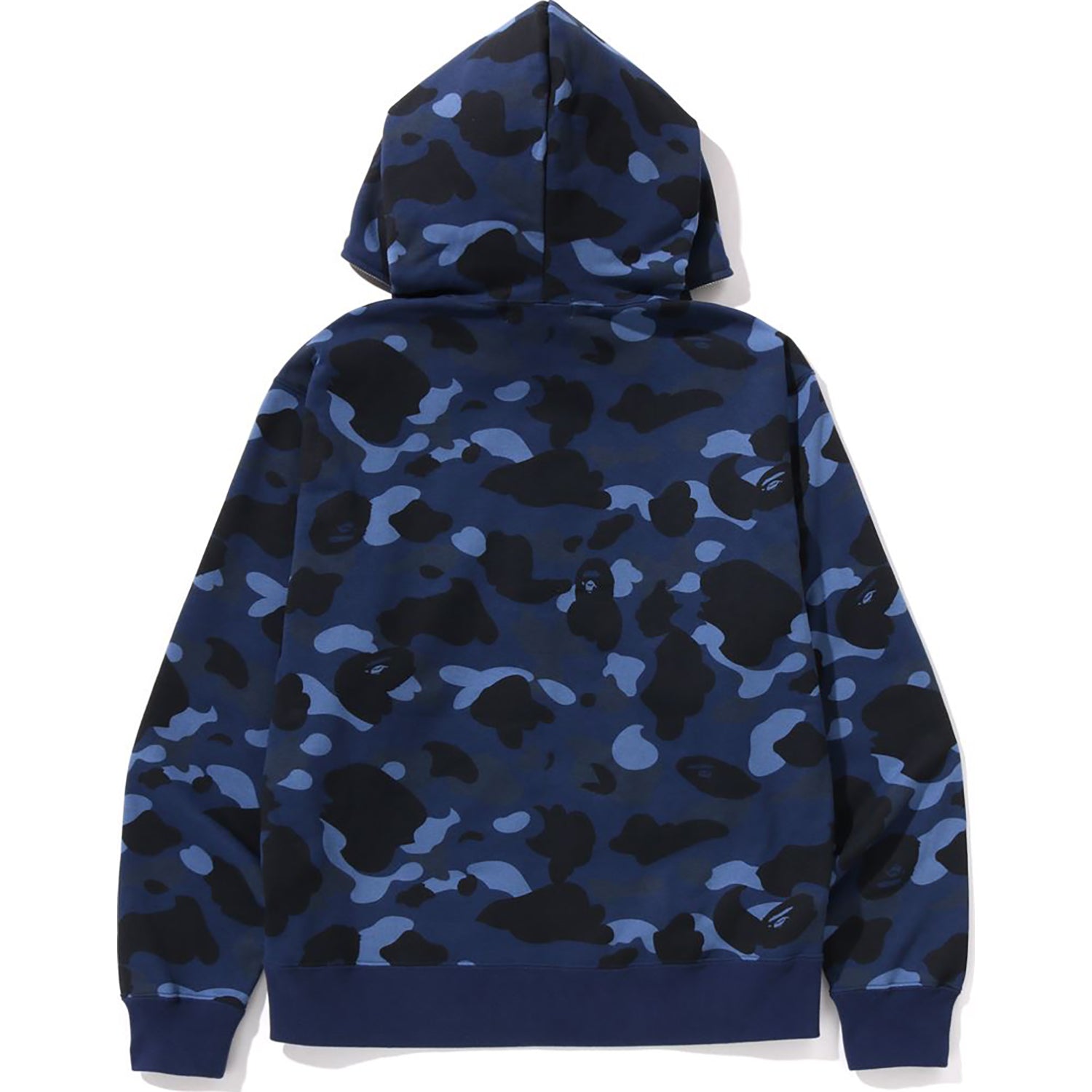 ONE POINT COLOR CAMO CROPPED FULL ZIP HOODIE MENS - Image 8