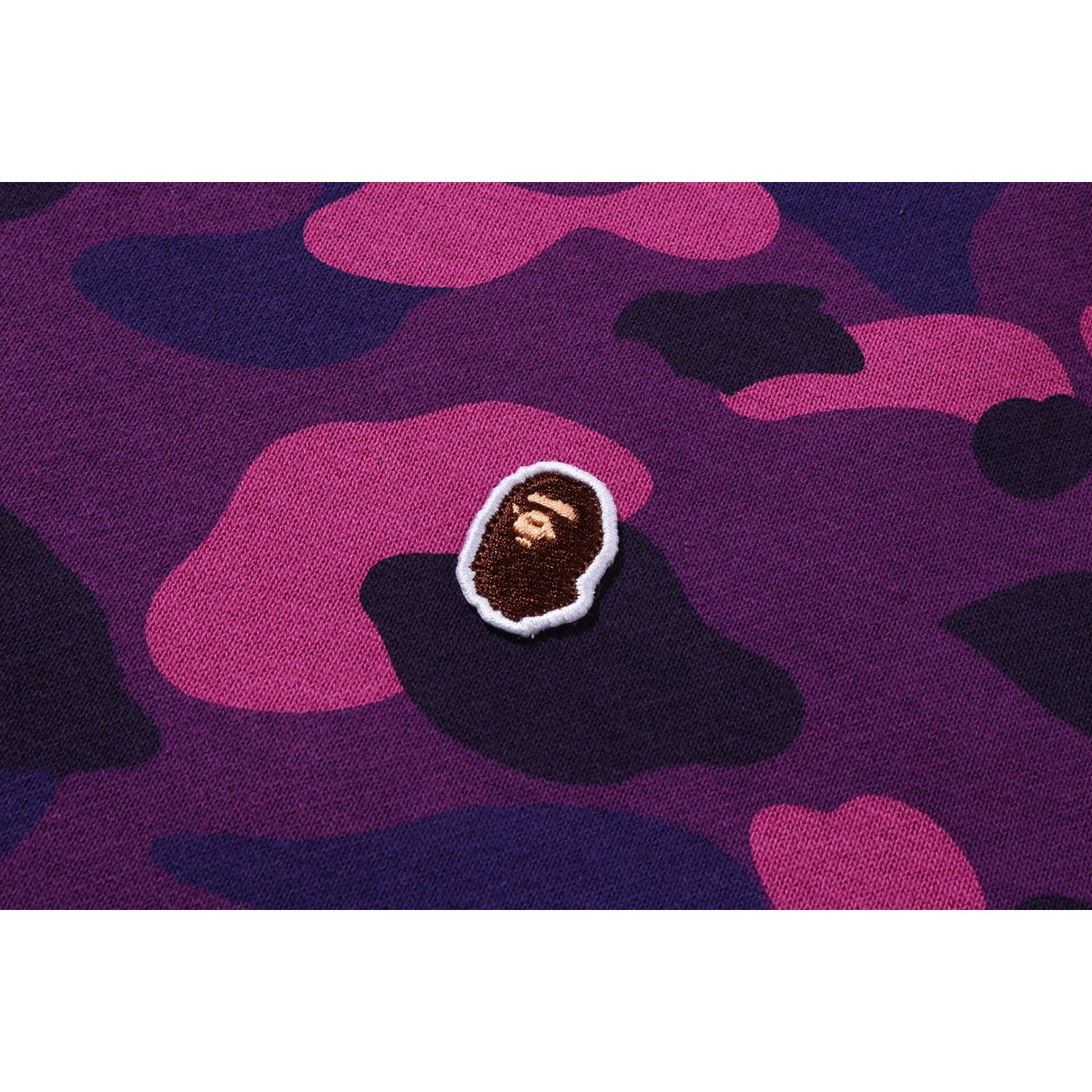 ONE POINT COLOR CAMO CROPPED FULL ZIP HOODIE MENS - Image 3