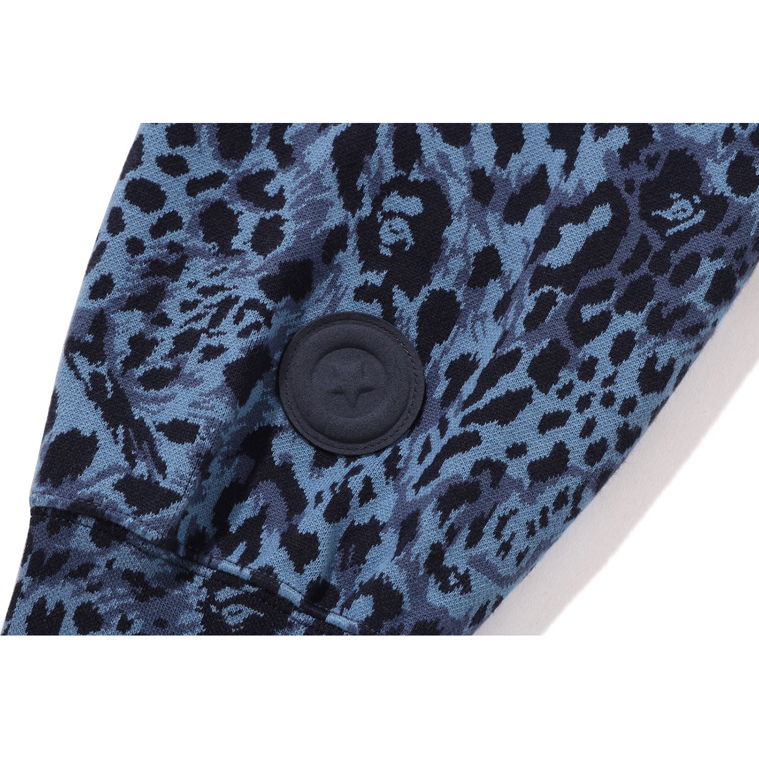 WILD LEOPARD PATTERN SHARK RELAXED FIT FULL ZIP HOODIE MENS - Image 12