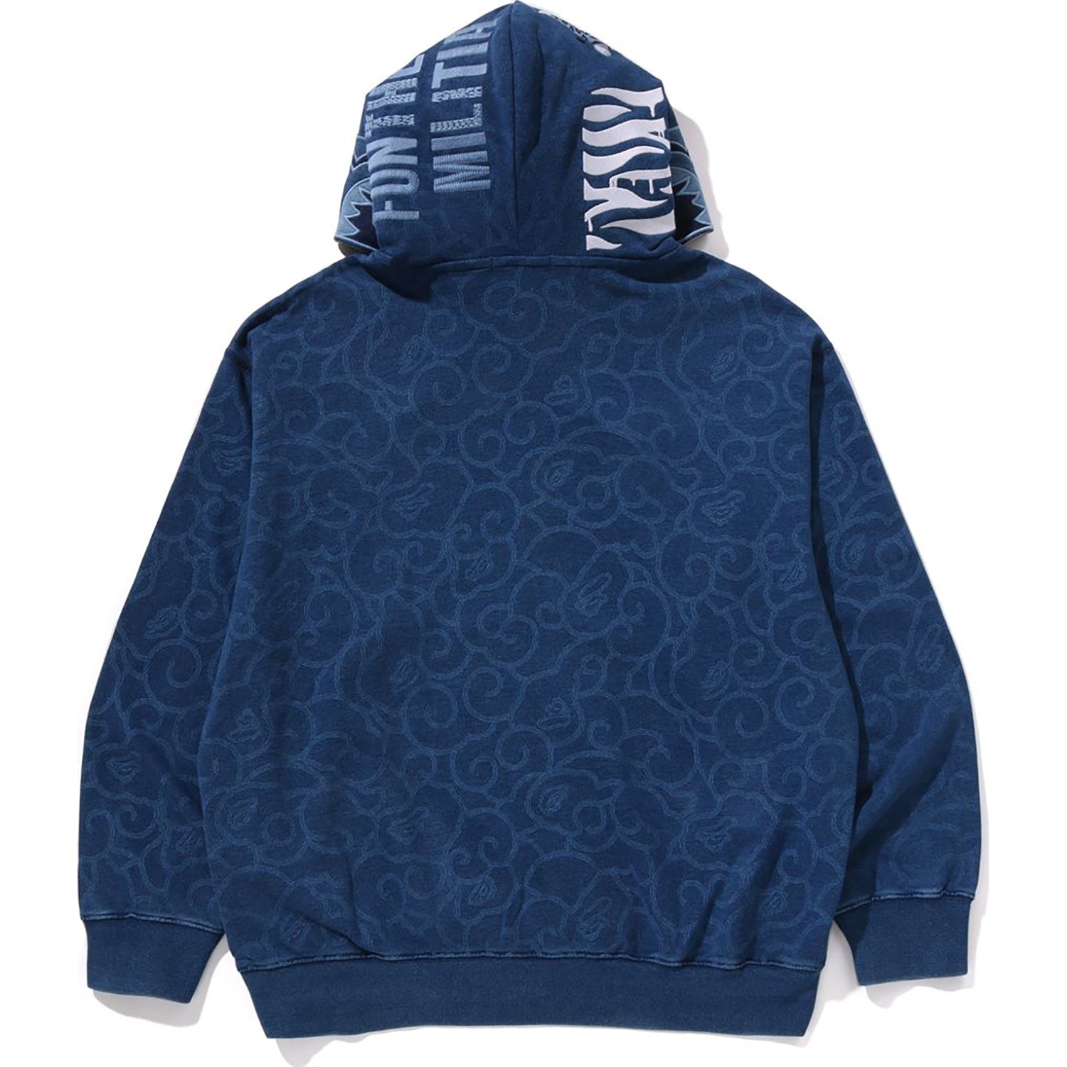 CLOUD CAMO TIGER UPCYCLED RELAXED FIT FULL ZIP HOODIE MENS - Image 4