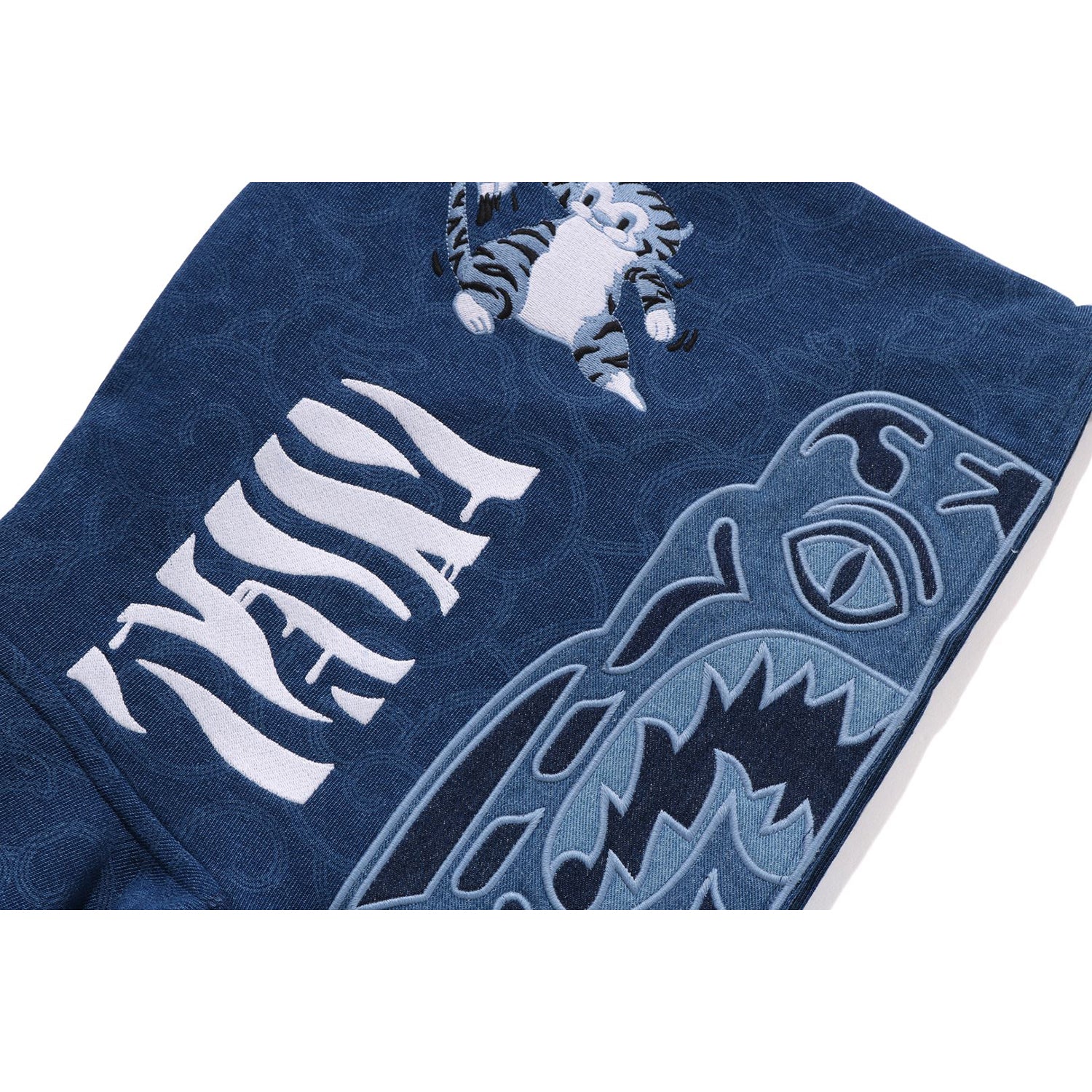 CLOUD CAMO TIGER UPCYCLED RELAXED FIT FULL ZIP HOODIE MENS - Image 5