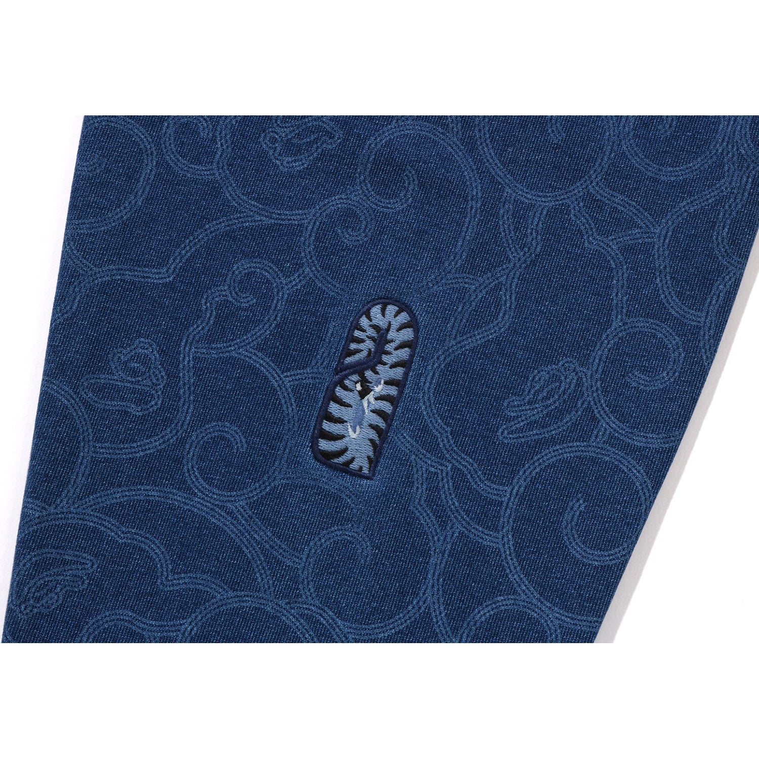 CLOUD CAMO TIGER UPCYCLED RELAXED FIT FULL ZIP HOODIE MENS - Image 7