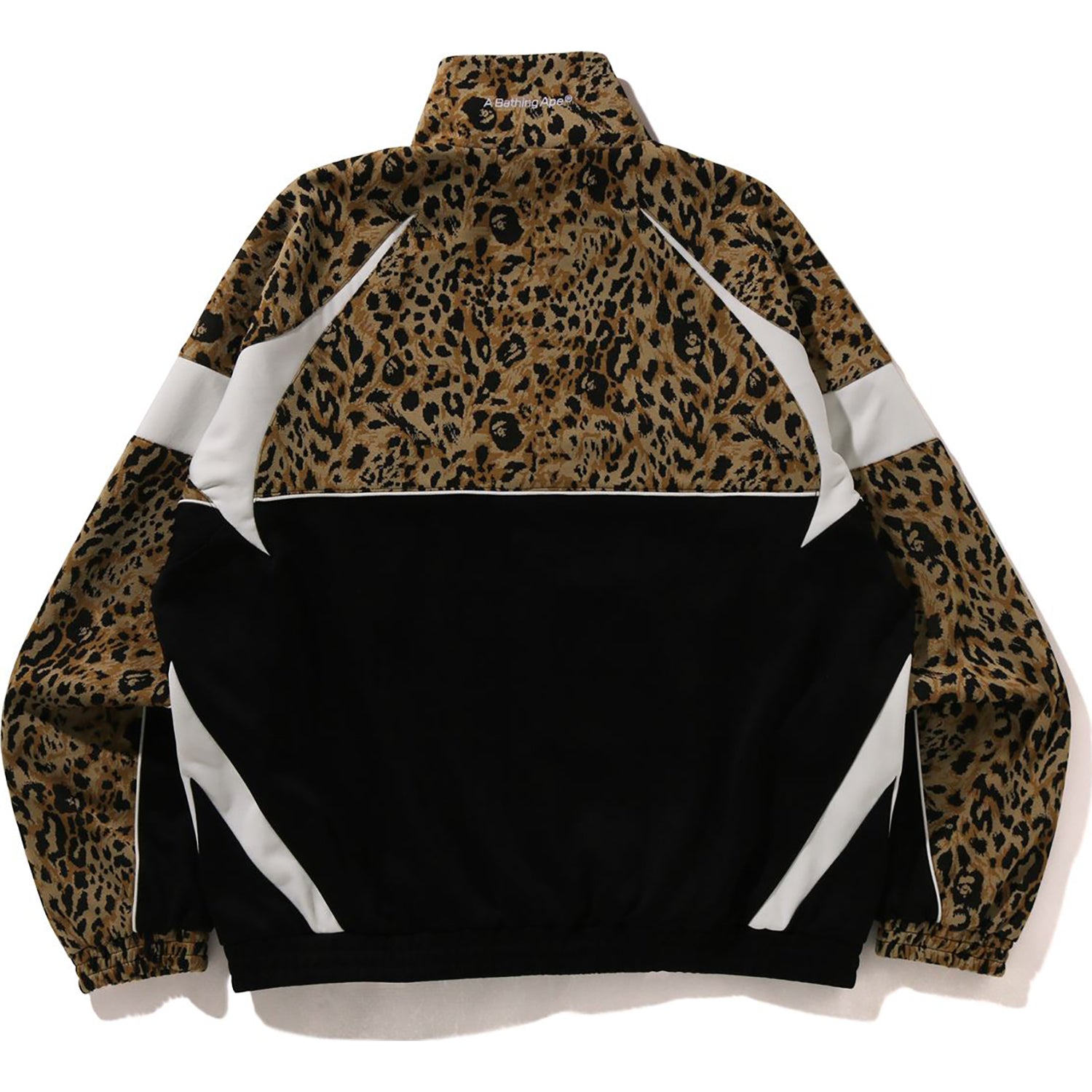 WILD LEOPARD PATTERN RELAXED FIT TRACK JACKET MENS - Image 2