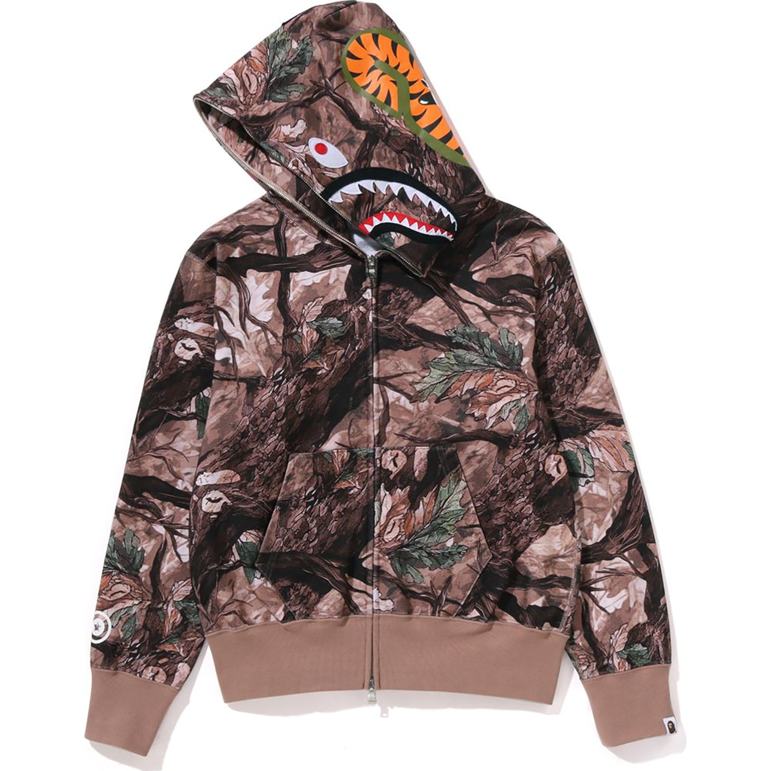 TREE EDGE CAMO SHARK FULL ZIP HOODIE LADIES - Image 2