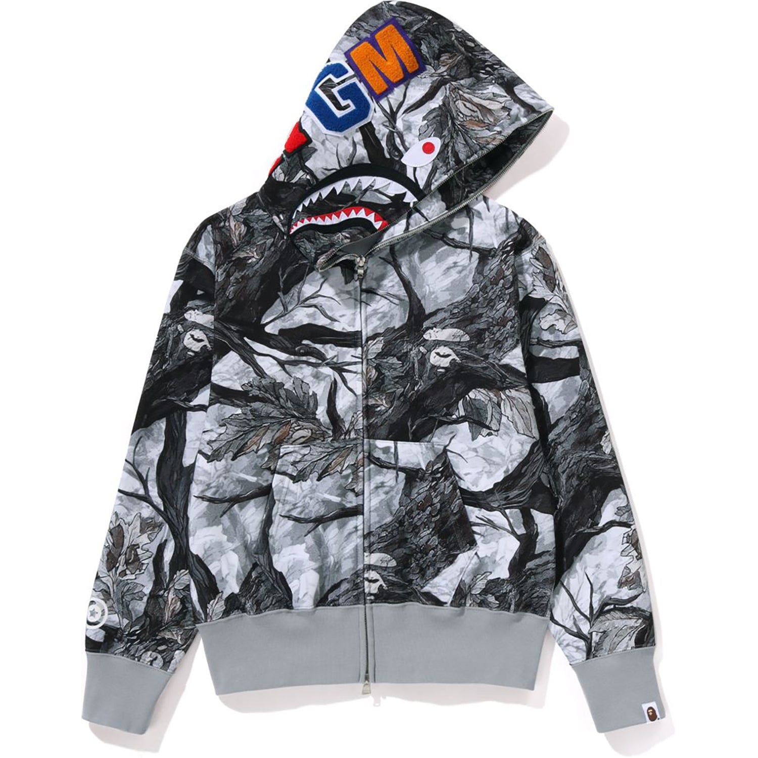 TREE EDGE CAMO SHARK FULL ZIP HOODIE LADIES - Image 4