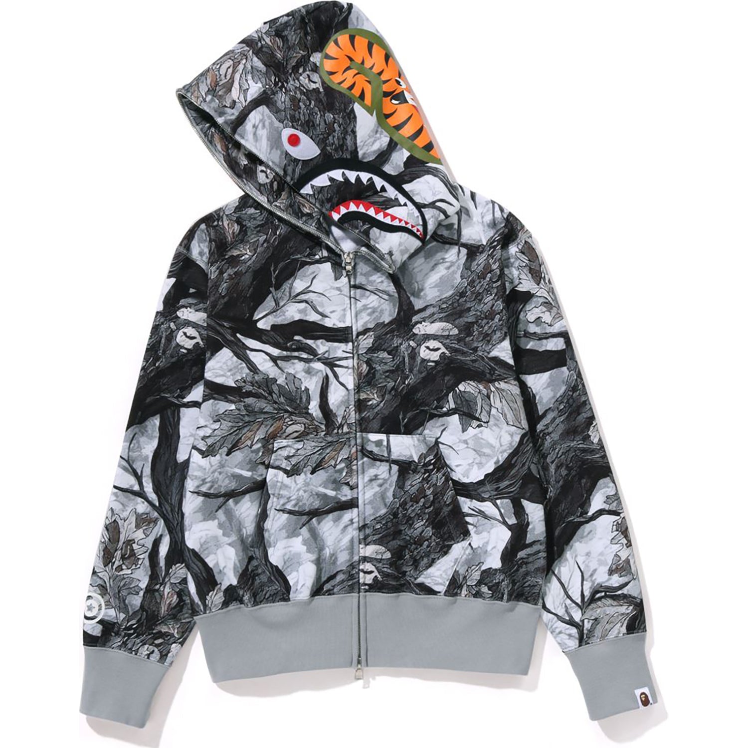 TREE EDGE CAMO SHARK FULL ZIP HOODIE LADIES - Image 5