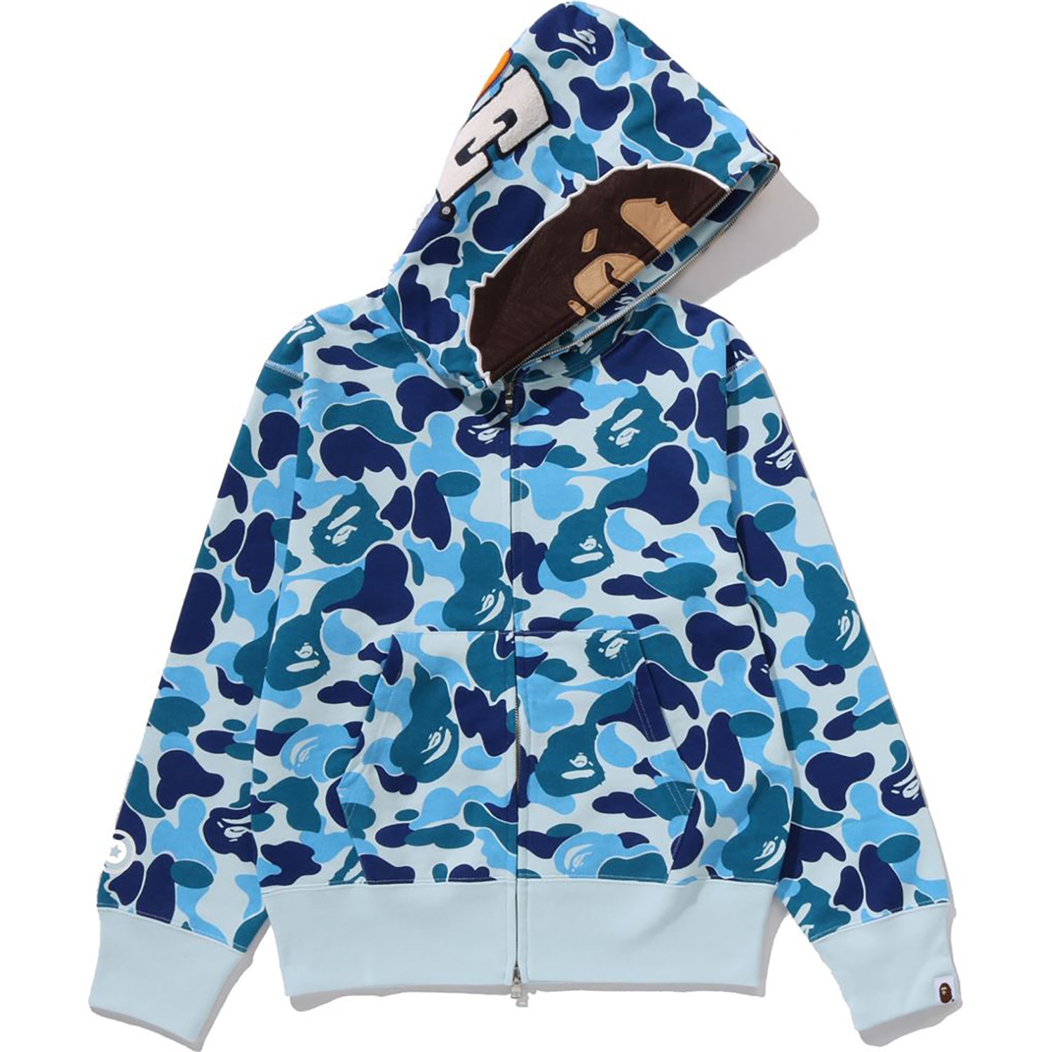 ABC CAMO 2ND APE FULL ZIP HOODIE LADIES - Image 6