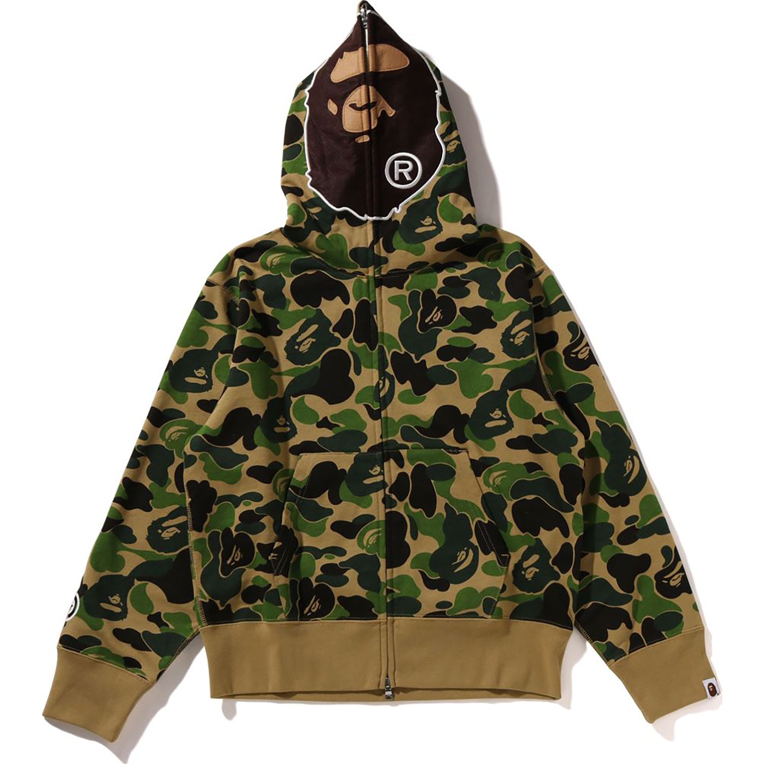 ABC CAMO 2ND APE FULL ZIP HOODIE LADIES - Image 9