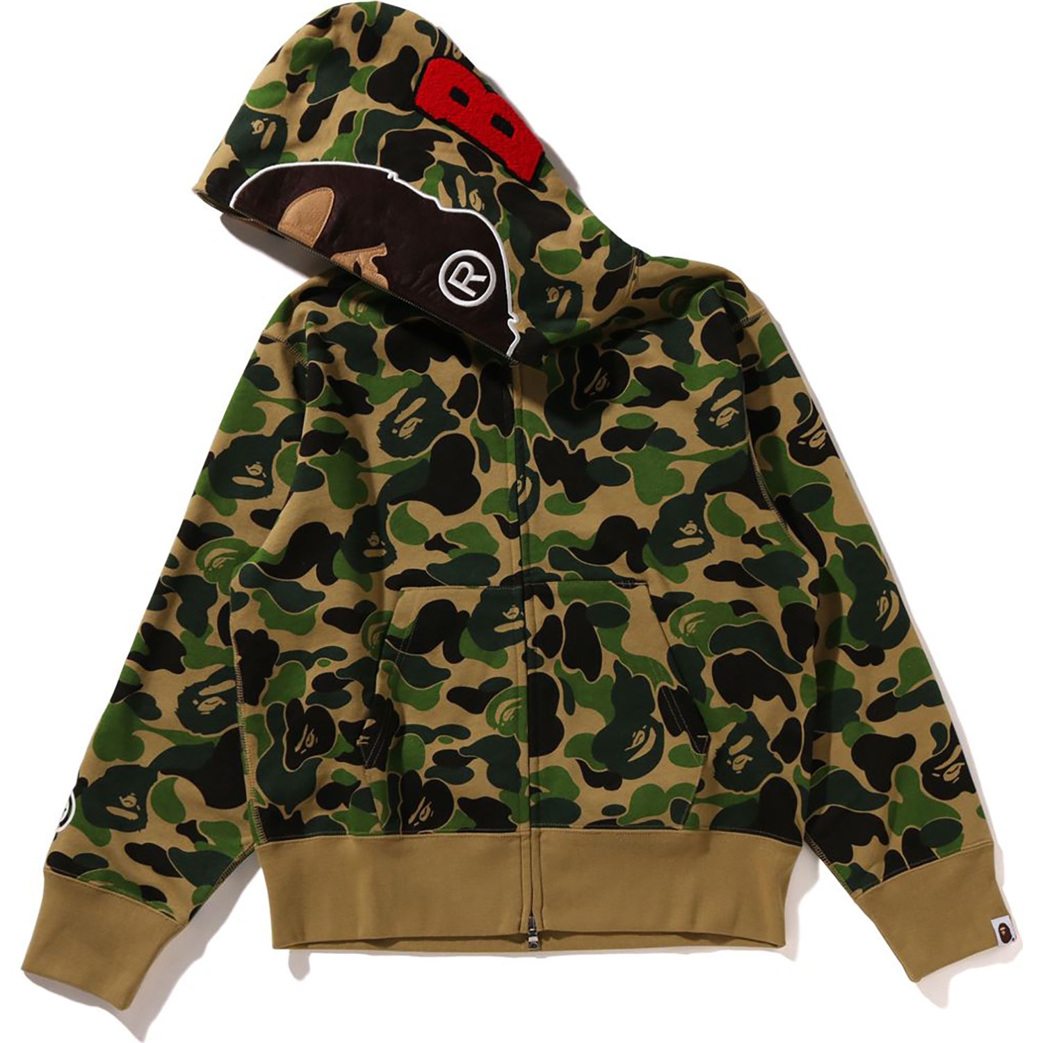 ABC CAMO 2ND APE FULL ZIP HOODIE LADIES - Image 11