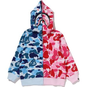 ABC CAMO MULTI SHARK ZIP HOODIE KIDS