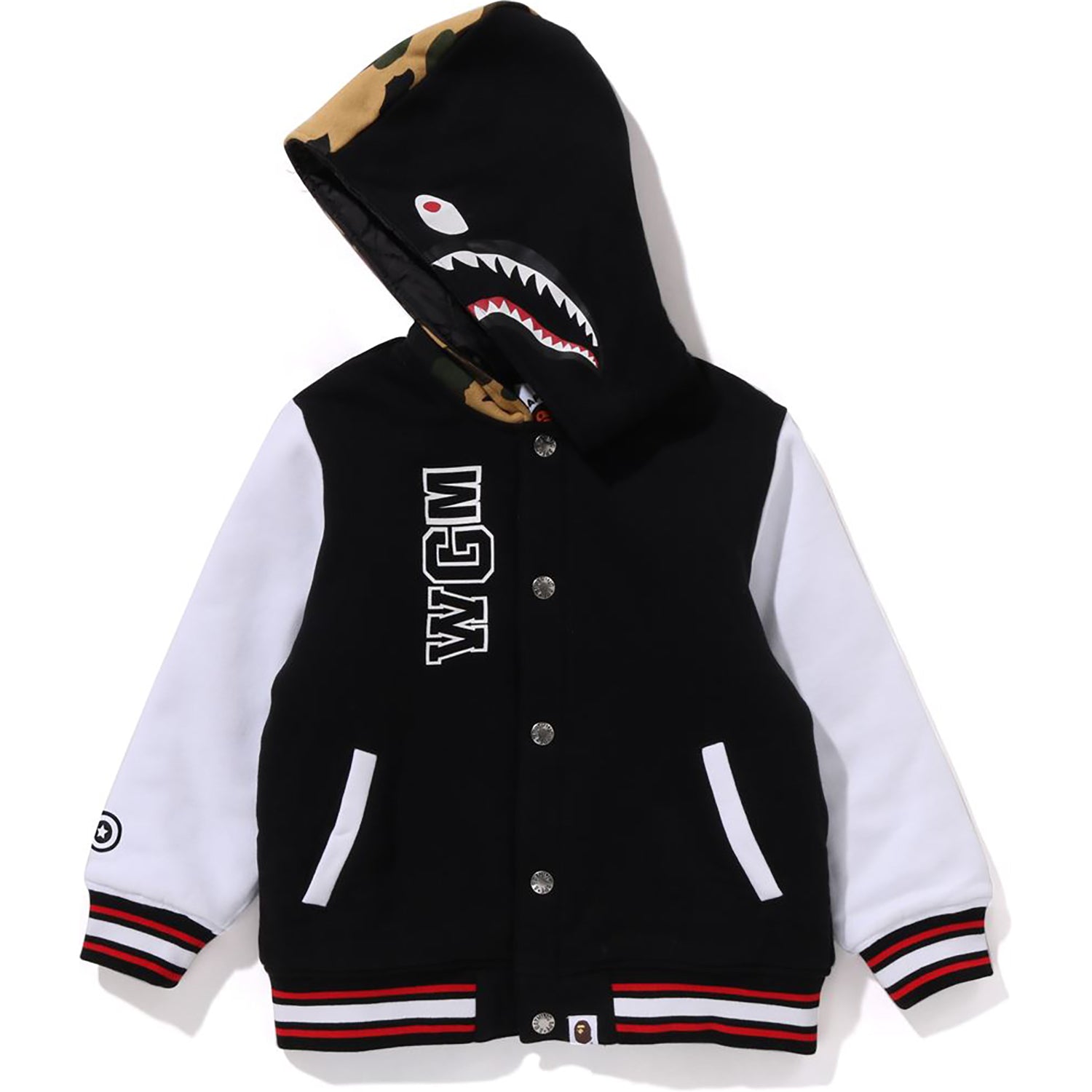 MILO SHARK HOODIE SWEAT VARSITY JACKET KIDS - Image 3