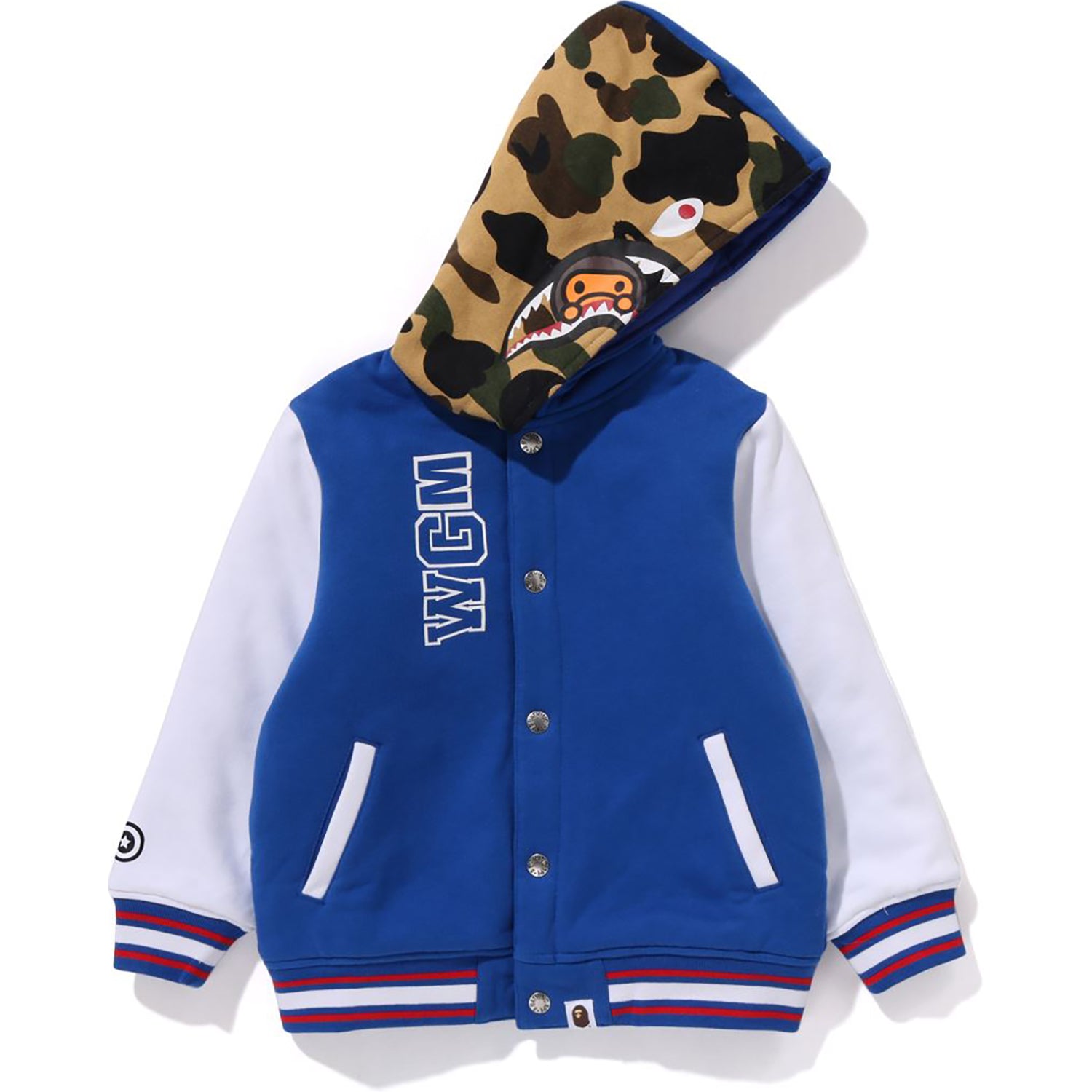 MILO SHARK HOODIE SWEAT VARSITY JACKET KIDS - Image 7