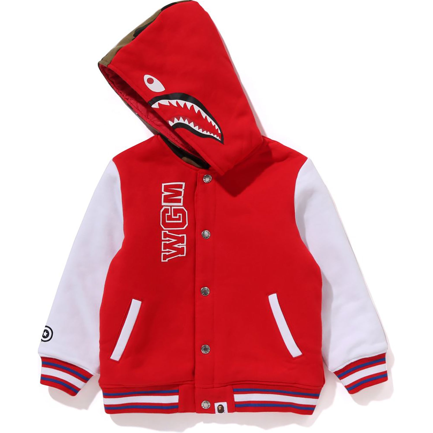 MILO SHARK HOODIE SWEAT VARSITY JACKET KIDS - Image 13