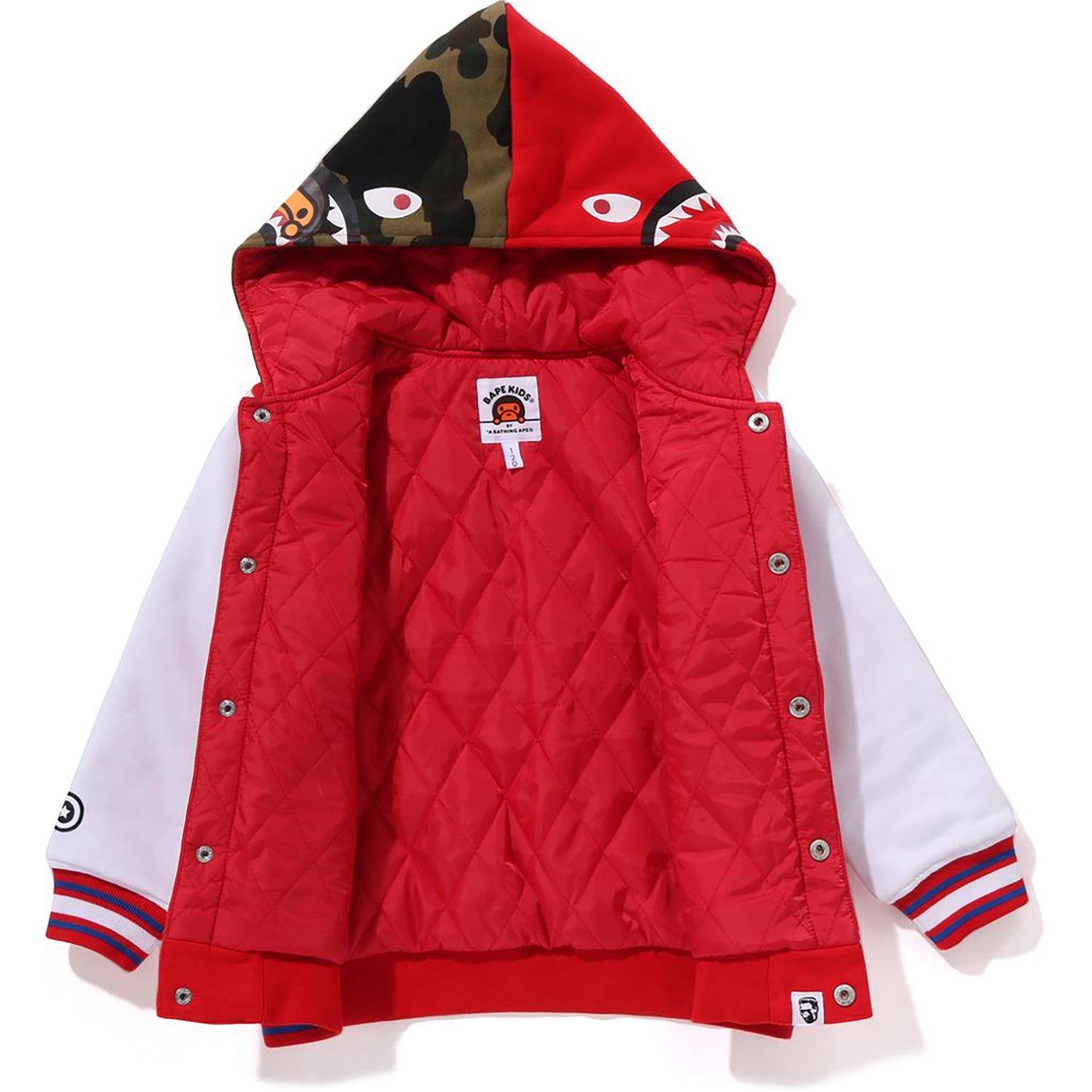 MILO SHARK HOODIE SWEAT VARSITY JACKET KIDS - Image 14