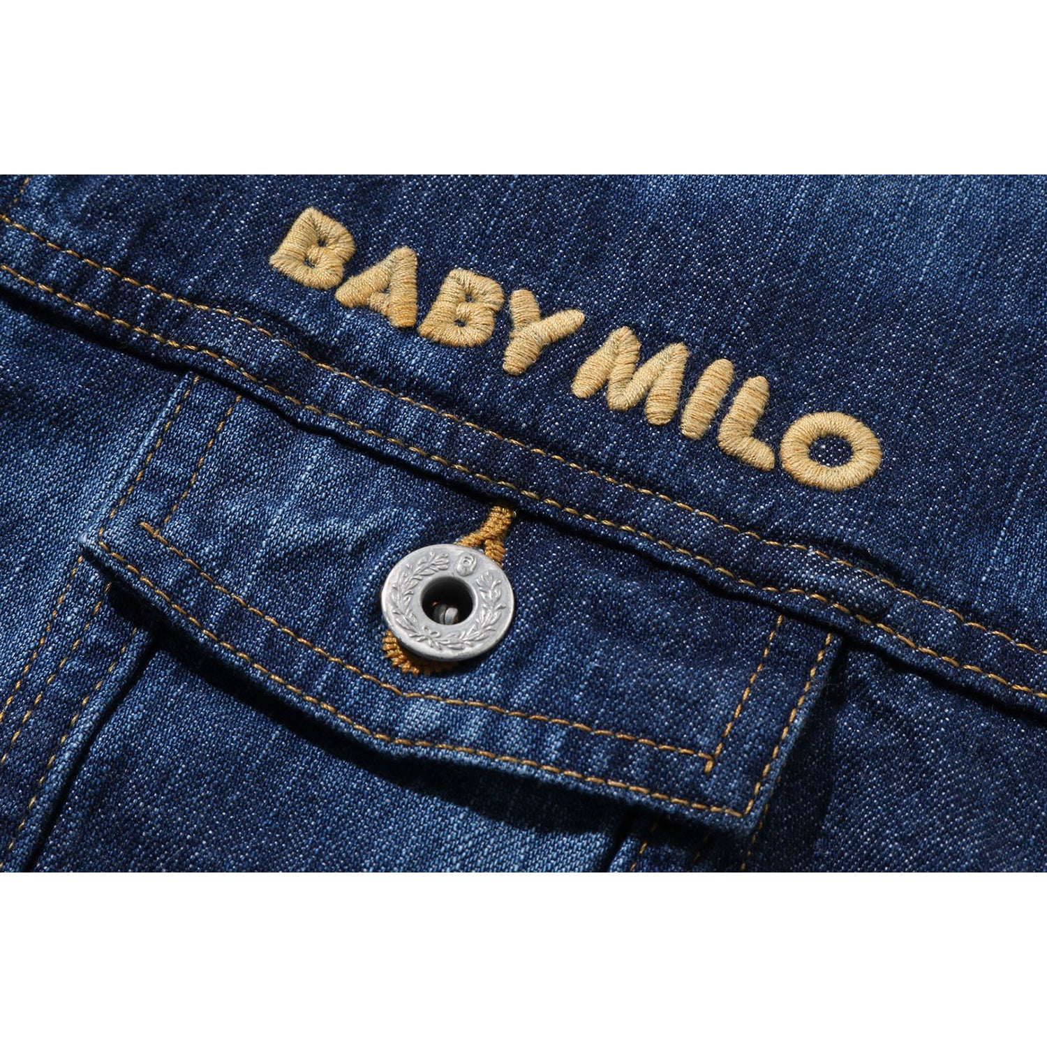 MILO HIGH TONE BLEACH LOOSE FIT 10OZ DENIM JACKET KIDS - Image 3