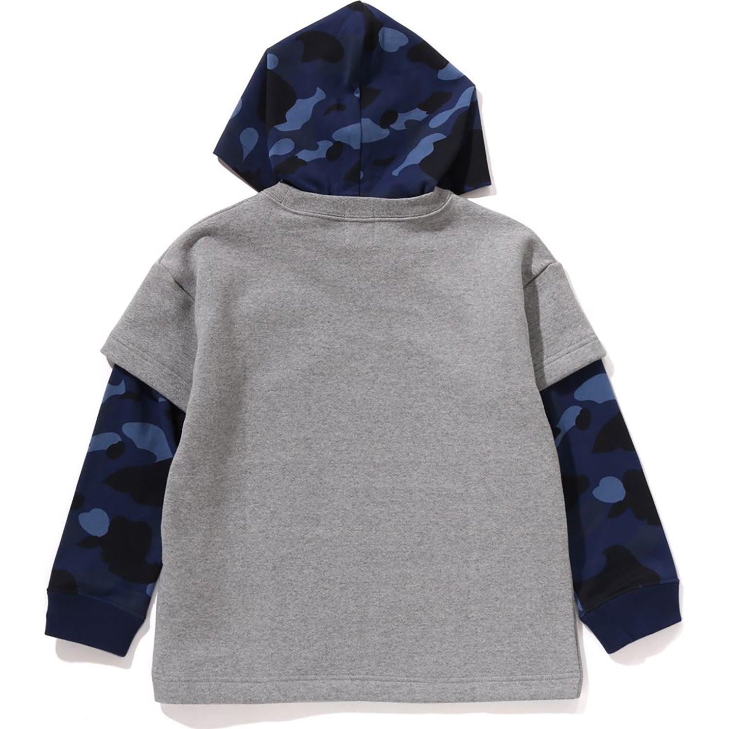 COLOR CAMO LAYERED RELAXED FIT PULLOVER HOODIE KIDS - Image 2
