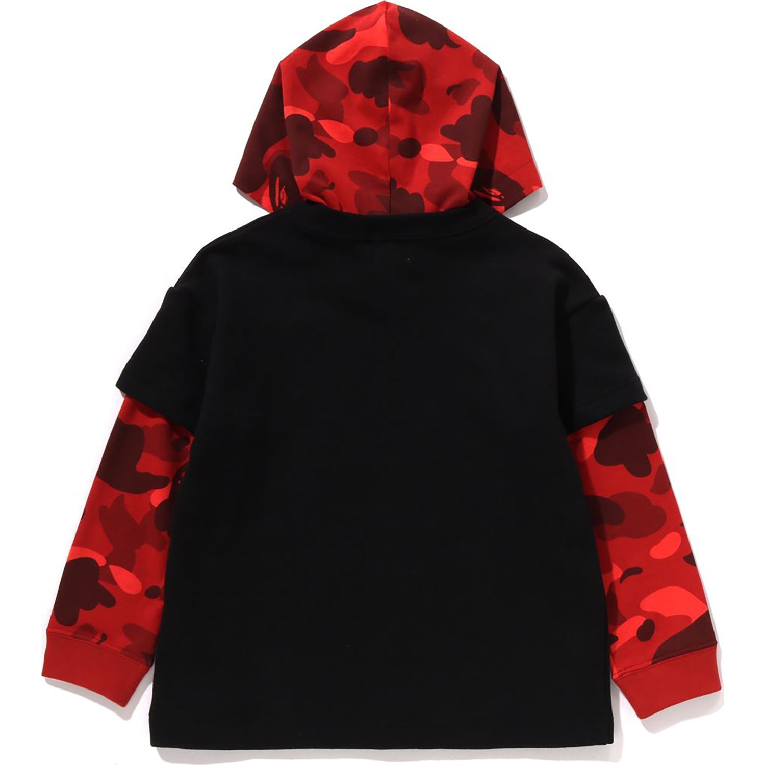 COLOR CAMO LAYERED RELAXED FIT PULLOVER HOODIE KIDS - Image 5