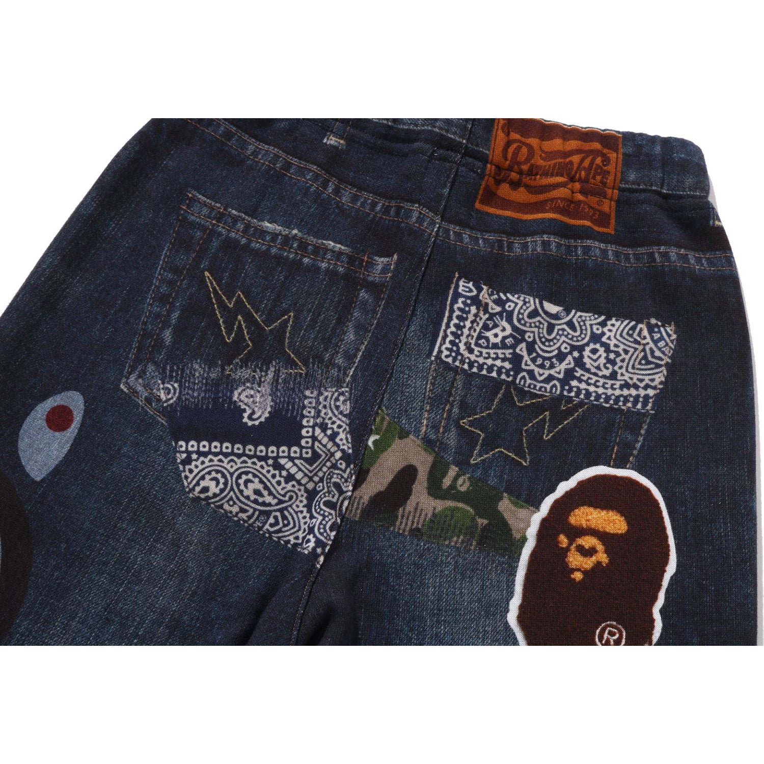 BABY MILO FRIENDS DENIM PRINT SWEAT PANTS KIDS - Image 6