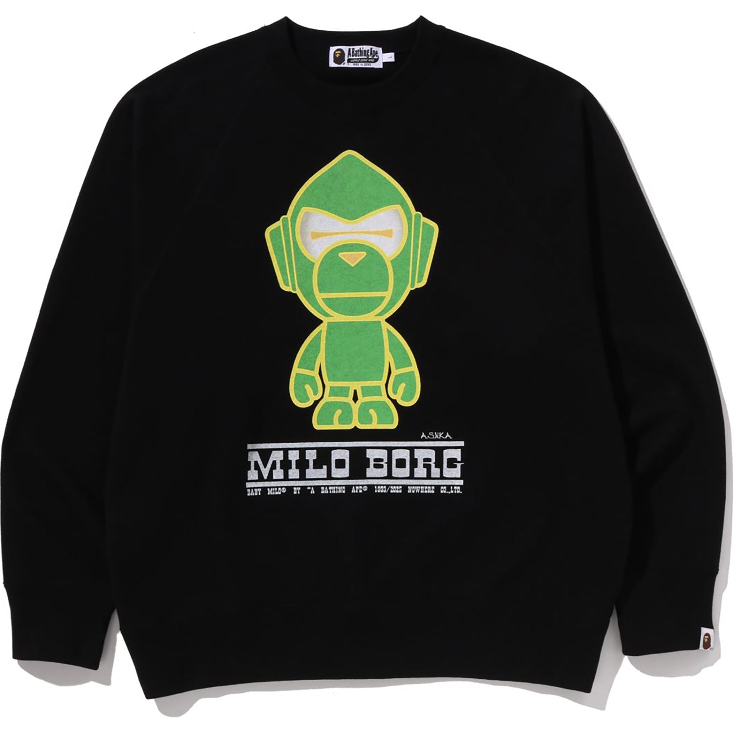 MILO BORG RELAXED FIT CREWNECK SWEATSHIRT MENS