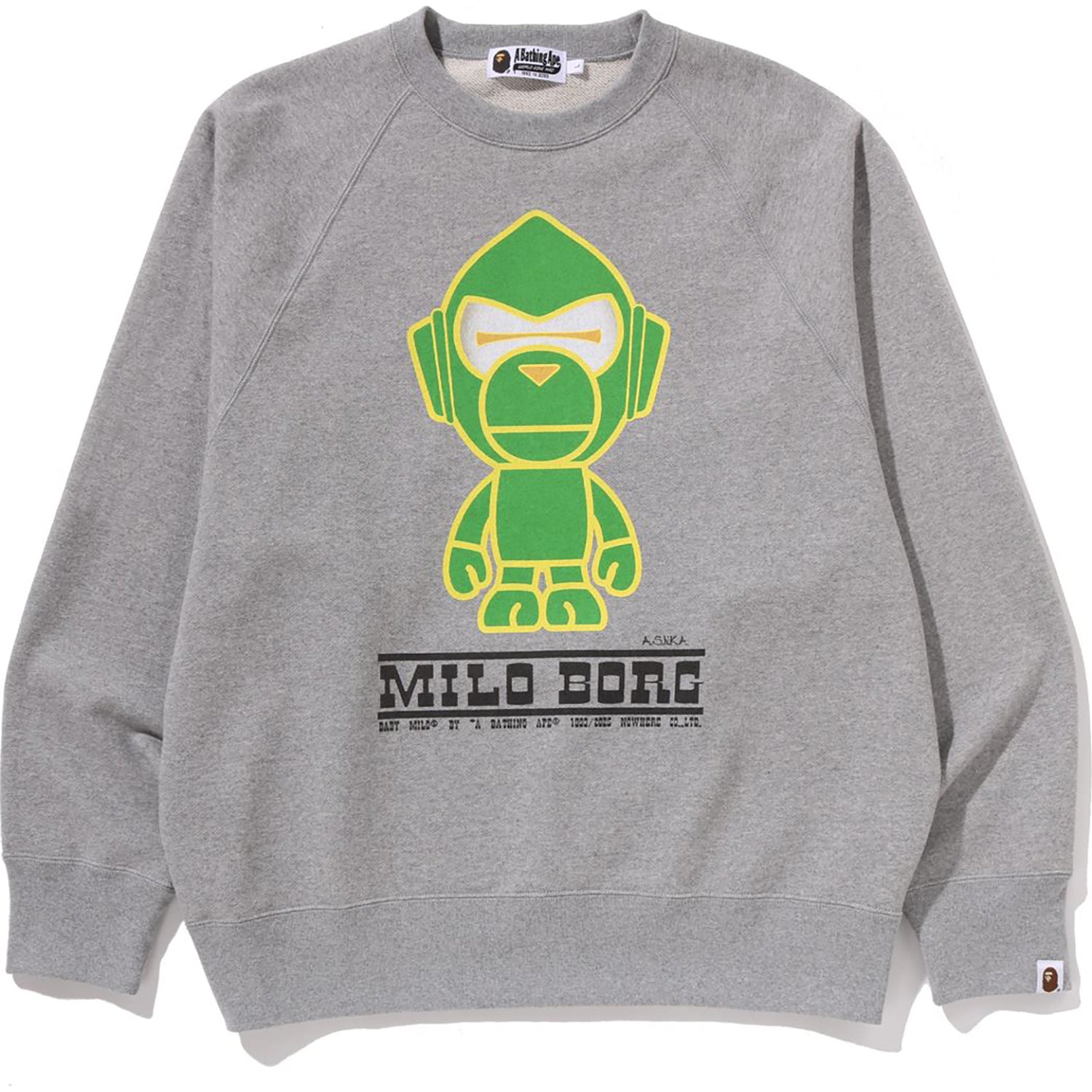 MILO BORG RELAXED FIT CREWNECK SWEATSHIRT MENS - Image 5