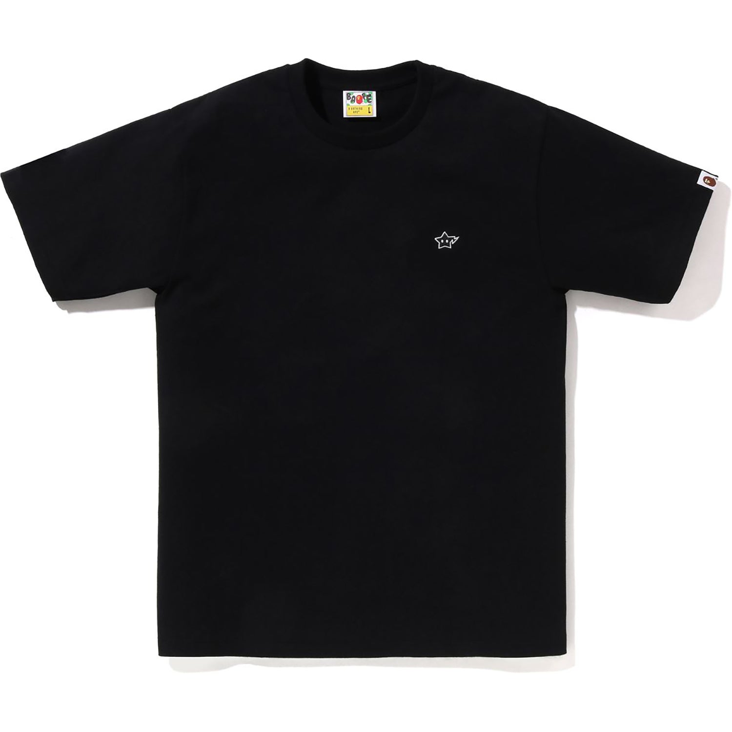 BAPE MENS COTTON MILO STA ONE POINT T-SHIRT - Image 3
