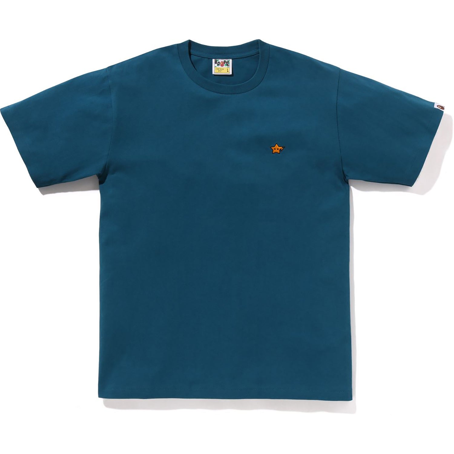 BAPE MENS COTTON MILO STA ONE POINT T-SHIRT - Image 5