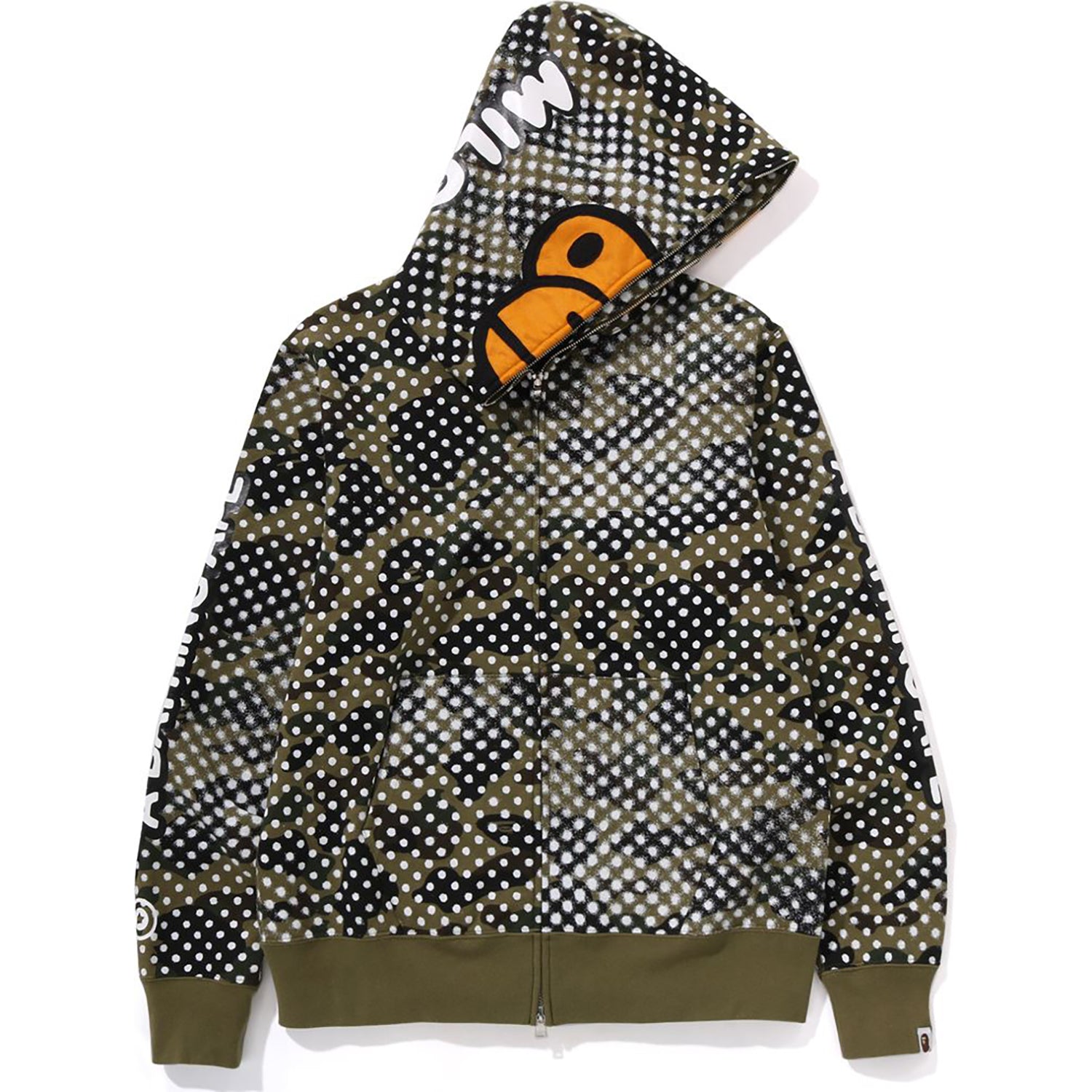 BAPE X JOSHUA VIDES - MILO FACE FULL ZIP HOODIE MENS - Image 2