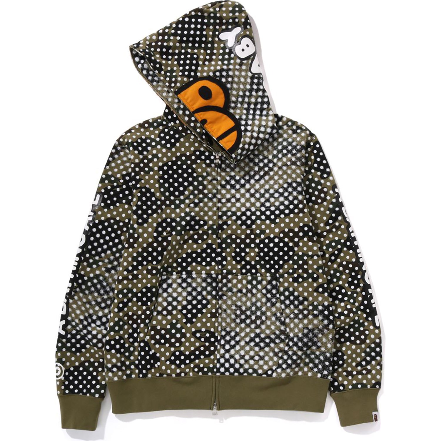BAPE X JOSHUA VIDES - MILO FACE FULL ZIP HOODIE MENS - Image 3