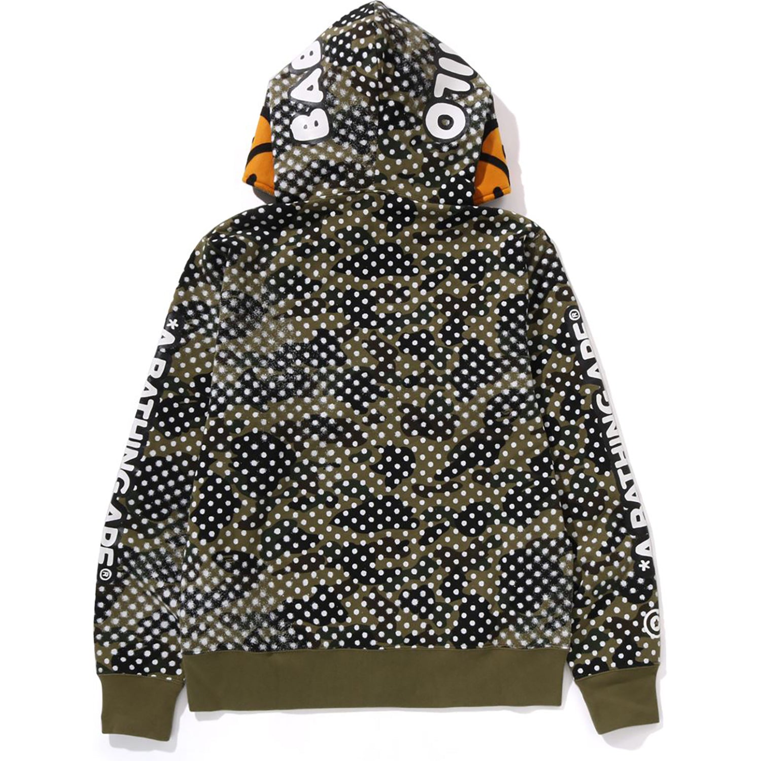 BAPE X JOSHUA VIDES - MILO FACE FULL ZIP HOODIE MENS - Image 4
