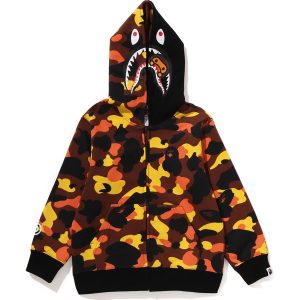 1ST CAMO MILO SHARK ZIP HOODIE KIDS