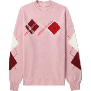 BAPY CHECK SWEATER LADIES